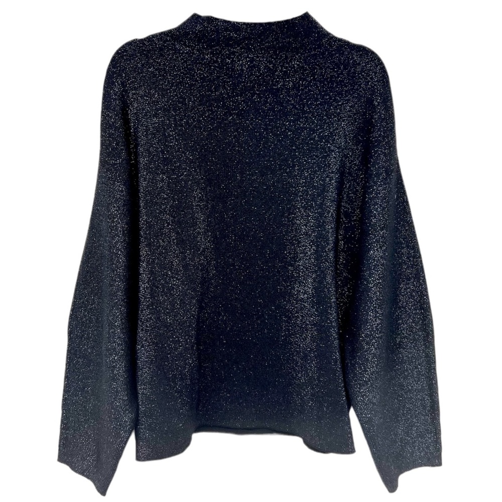 H&M Sparkly Mock Neck Sweater